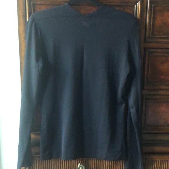 Versace Sport V neck long sleeve back top. - Picture 3 of 4